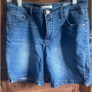 Angels denim shorts